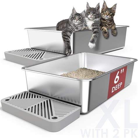 suzzipaws stainless steel litter box